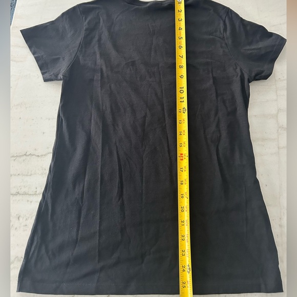 Port and Company Black Tee with Festive Print Size Small - Picture 2 of 3